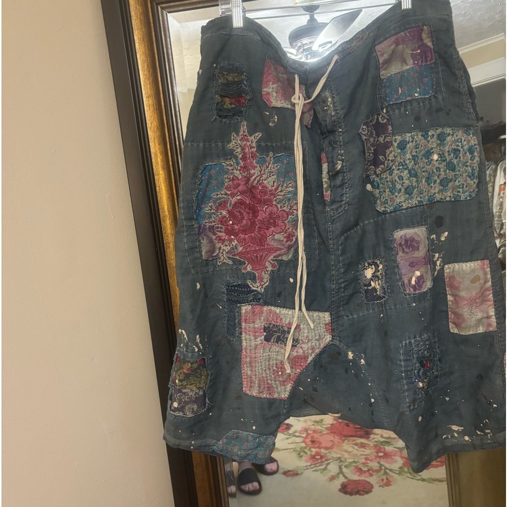 Nwt magnolia pearl patch frankie jeans